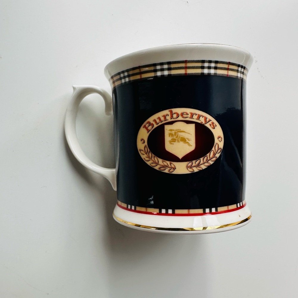 Vintage Burberry coffee mug